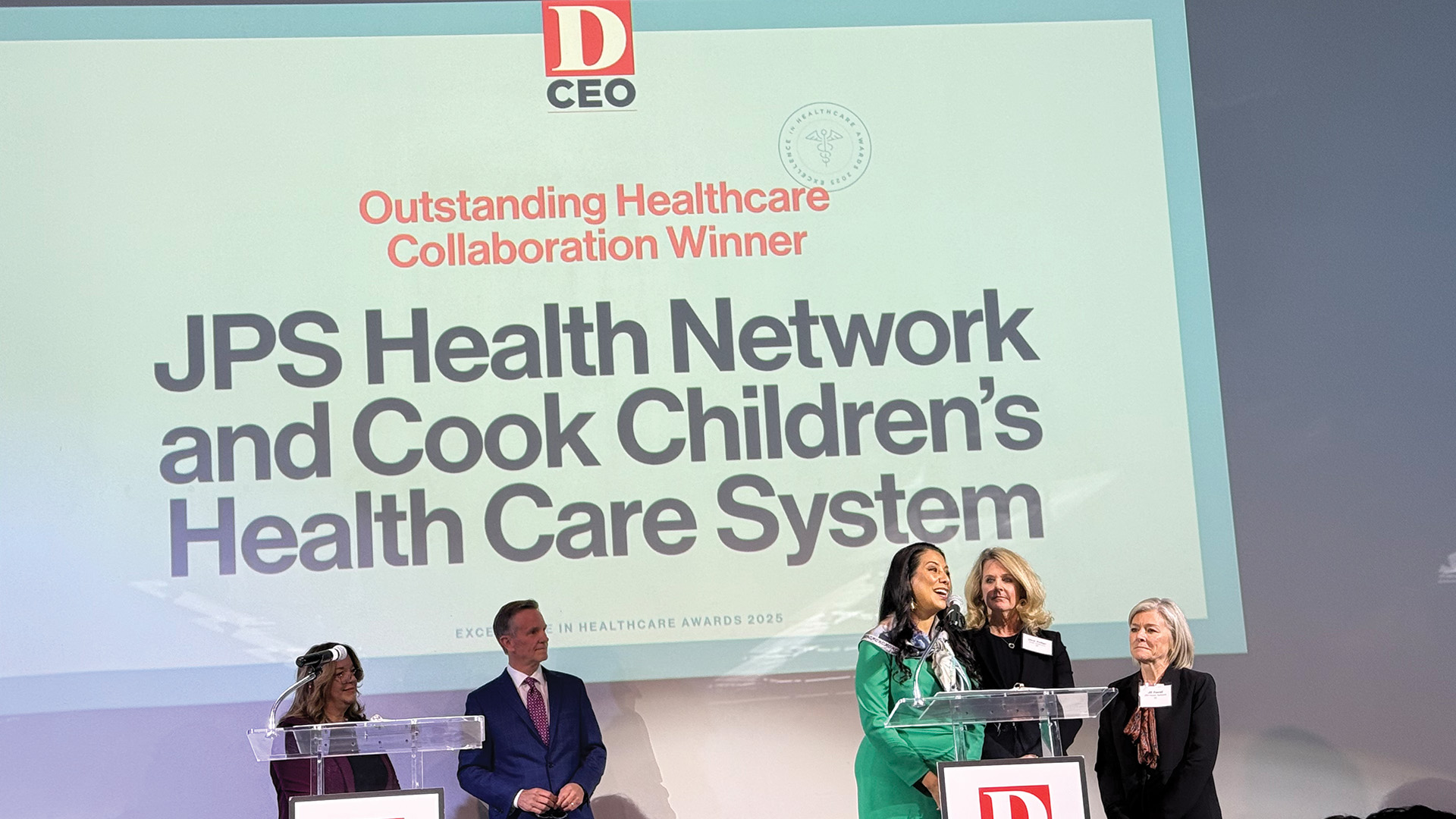 JPS Health Network, D CEO Excellence in Healthcare Awards, Las Vegas Trail Clinic, Cook Children