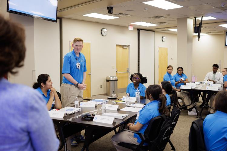 Connor Maxon, a 2026 SHINE fellow, began his journey with JPS Health Network years prior as a teen volunteer.