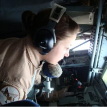 Registered Nurse Michele Pelletier served in the United States Air Force on a refueling tanker 