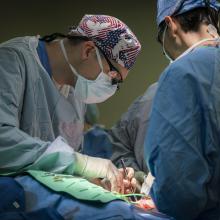 Dr. Daniel Hammer performs surgery at JPS